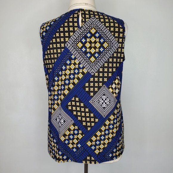 Roz & Ali Moroccan Mama Mixed Media Sleeveless Summer Layered Top NWT Size 1X - Picture 10 of 16